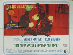 British Quad In The Heat Of The Night
Vintage Movie Poster
Sidney Poitier