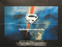 British Quad Superman
Vintage Movie Poster
Christopher Reeve