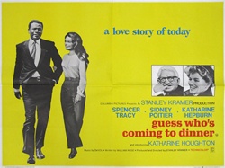 British Quad Guess Who's Coming To Dinner
Vintage Movie Poster
Sidney Poitier