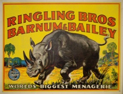 Original Circus Poster Ringling Brothers, Barnum and Bailey