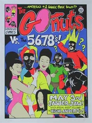 Coop Go Nuts Original Rock Concert Poster
