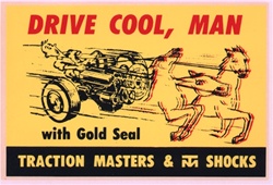 Original Vintage Water slide Decal