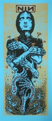 Emek Nine Inch Nails Original Rock Concert Poster