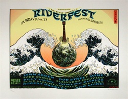 Emek Riverfest Original Rock Concert Poster