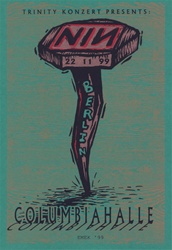 Emek Nine Inch Nails Original Rock Concert Handbill