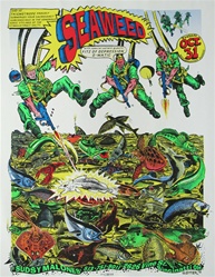 Emek Seaweed Original Rock Concert Poster