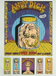 Emek Andy Dick Original Rock Concert Poster