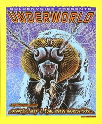 Emek Underworld Original Rock Concert Poster