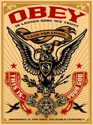 Shepard Fairey Lesser Gods Eagle Screen Print