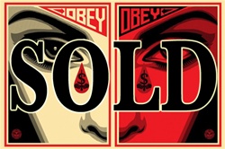 Shepard Fairey Eye Alert 2 Fine Art Print Set