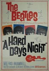 A Hard Day's Night Original US 40" x 60"
Vintage Movie Poster
Beatles
