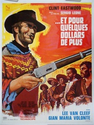 Original French Movie Poster For A Few Dollars More
Vintage Movie Poster
Clint Eastwood