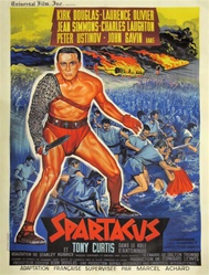 Original French Movie Poster Spartacus