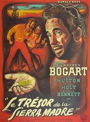 French Movie Poster The Treasure Of The Sierra Madre
Vintage Movie Poster
Humphrey Bogart