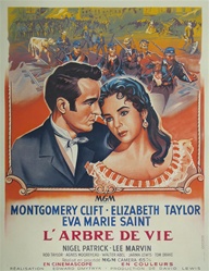 French Movie Poster Raintree County