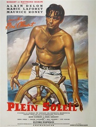 French Movie Poster Purple Noon
