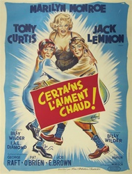 French Movie Poster Some Like It Hot