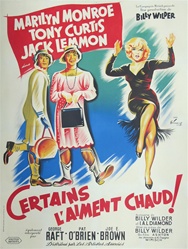 French Movie Poster Some Like It Hot