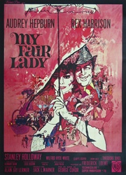 French Movie Poster My Fair Lady
Vintage Movie Poster
Audrey Hepburn
Rex Harrison