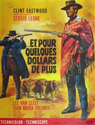 French Movie Poster For A Few Dollars More
Vintage Movie Poster
Clint Eastwood