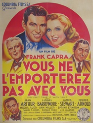 French Movie Poster You Can't Take It With You
Vintage Movie Poster
Capra