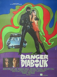 French Movie Poster Danger Diabolik
Vintage Movie Poster
Mario Bava