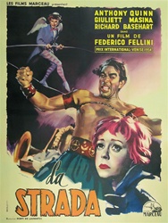Original French Movie Poster La Strada
Vintage Movie Poster
Fellini