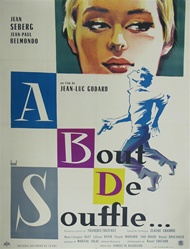 Original French Movie Poster Breathless
Vintage Movie Poster
Godard