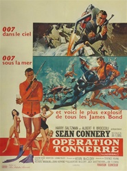 Original French Movie Poster Thunderball
Vintage Movie Poster
James Bond
Sean Connery