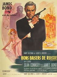 Original French Movie Poster From Russia With Love
Vintage Movie Poster
James Bond
Sean Connery