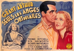 Original French Movie Poster Only Angels Have Wings
Vintage Movie Poster
Cary Grant
Jean Arthur