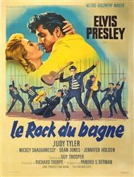 French Movie Poster Jailhouse Rock
Vintage Movie Poster
Elvis Presley