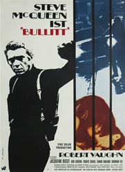 Bullitt Original German Movie Poster
Vintage Movie Poster
Steve McQueen