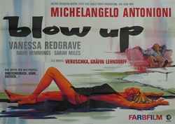 Blow Up Original German Movie Poster
Vintage Movie Poster
Redgrave
Antonioni