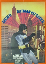 Batman Original German Movie Poster
Vintage Movie Poster
Adam West