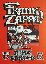 Frank Zappa and Alice Cooper Original Concert Poster
Vintage Rock Poster