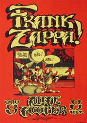 Frank Zappa and Alice Cooper Original Concert Poster
Vintage Rock Poster