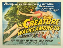 The Creature Walks Among Us Original US Half Sheet