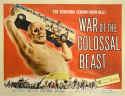 War of the Colossal Beast Original US Half Sheet