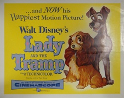 Lady and the Tramp Original US Half Sheet