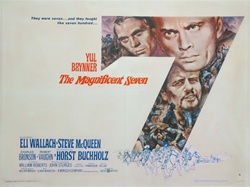 Magnificent Seven Original US Half Sheet