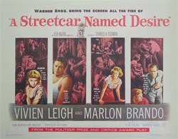 A Streetcar Named Desire Original US Half Sheet
Vintage Movie Poster
Best Actor Award