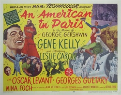 An American In Paris Original US Half Sheet