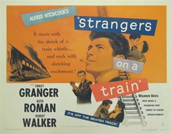 Strangers on a Train US Half Sheet
Vintage Movie Poster
Alfred Hitchcock