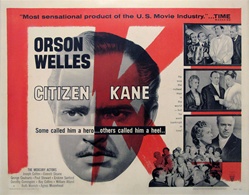 Citizen Kane Original US Half Sheet
Vintage Movie Poster
Orson Welles
