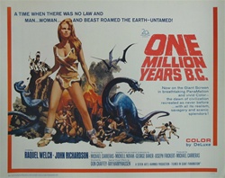 One Million Years B.C. Original US Half Sheet
Vintage Movie Poster
Raquel Welch
Bette Davis