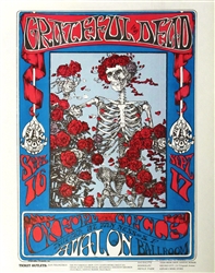 FD 26 Skull and Roses Grateful Dead Original Concert Handbill