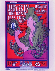 FD 29 Girl With Green Hair Original Concert Handbill