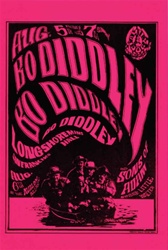 FD 20 Five Men In A Boat: Bo Diddley Original Concert Handbill