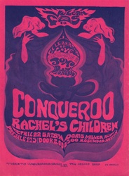 Conqueroo Original Concert Handbill